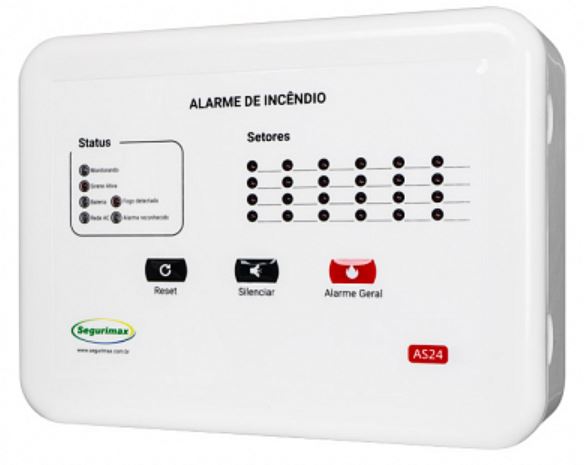 Central de Alarma contra Incendios de 12V con Batería Incluida CONVENCIONAL